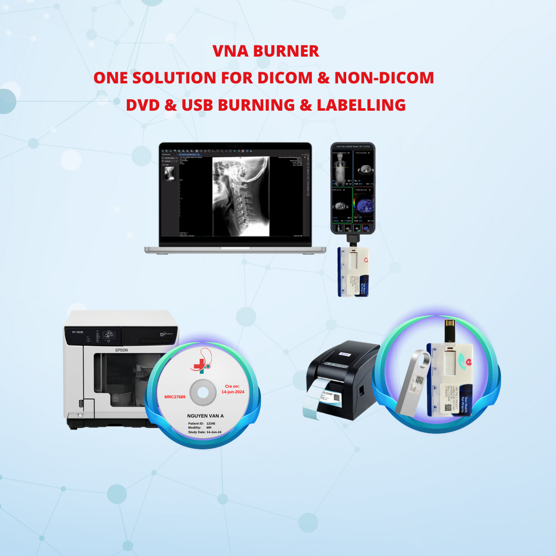 VNA Burner Pro Solution